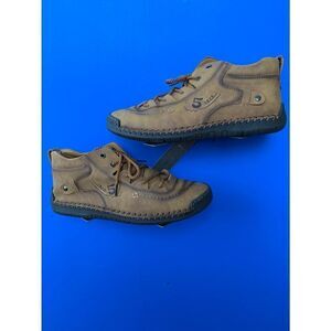 Leather Men Coalton Chukka Lace Shoes Comfortable Footwear Size 12